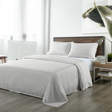 Bamboo Sheet Set Queen 1000TC 40% Bamboo 60% Microfibre Light Grey