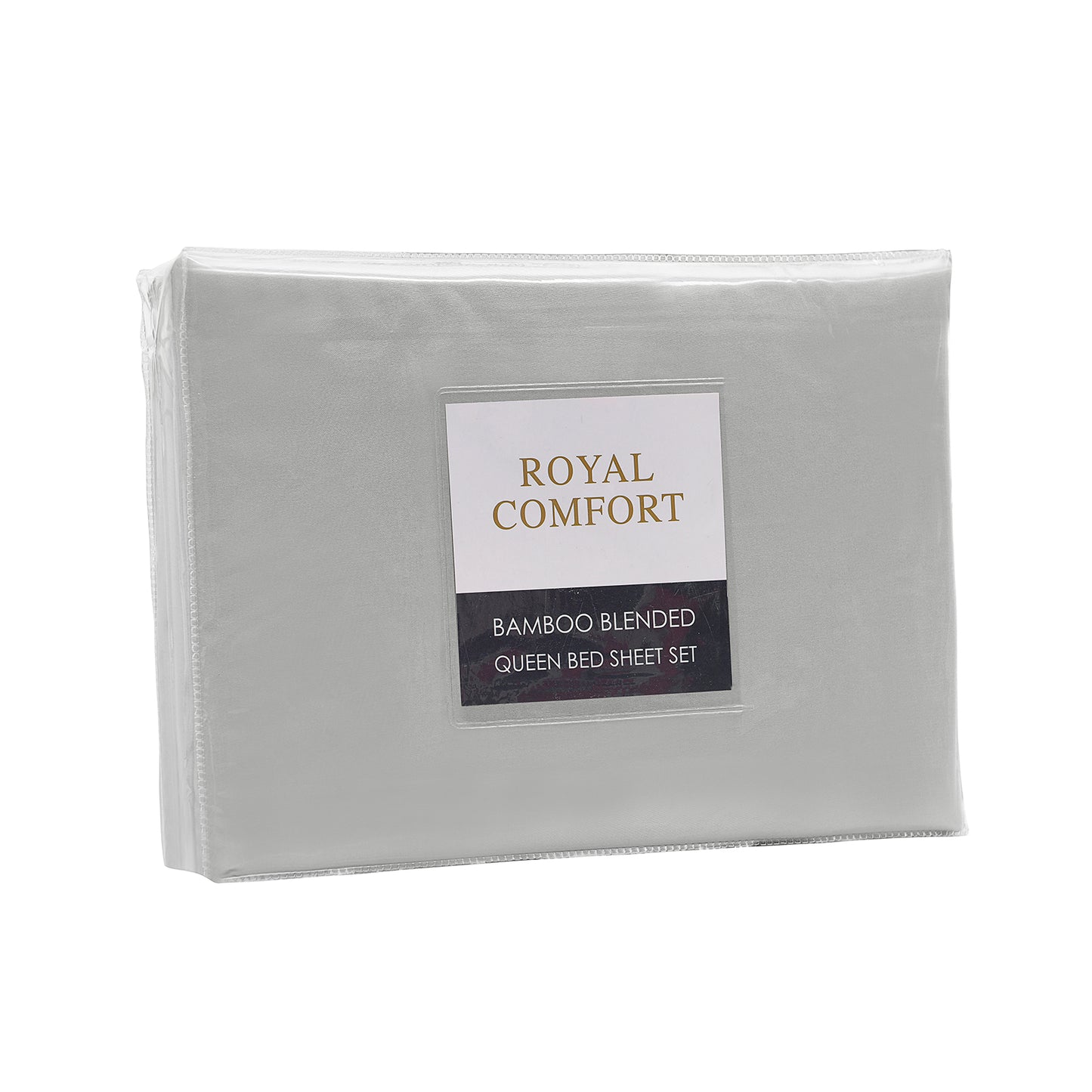 Bamboo Sheet Set Queen 1000TC 40% Bamboo 60% Microfibre Light Grey