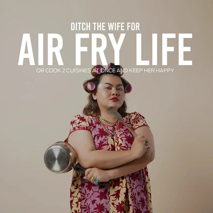 Kitchen Couture Dual View 2 x 5 Litre (10 Litre) Air Fryer Stainless Steel - Stacks Warehouse