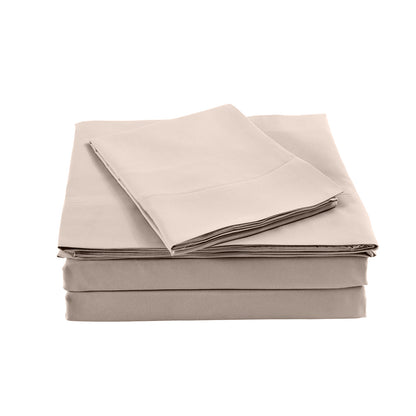 Bamboo Sheet Set Double 1000TC 40% Bamboo 60% Microfibre Warm Grey