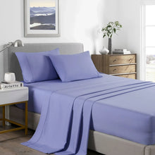 Royal Comfort 2000TC Bamboo Cooling Sheet Set King Mid Blue - Ultra Soft Bedding