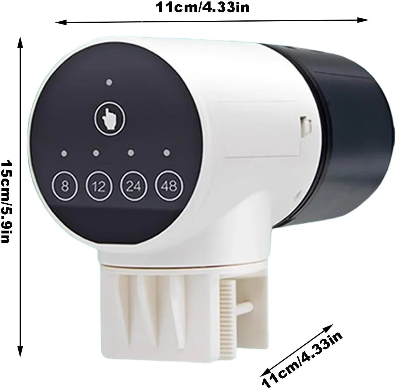 Automatic Fish Feeder Timer Rechargeable Moistureproof Aquarium