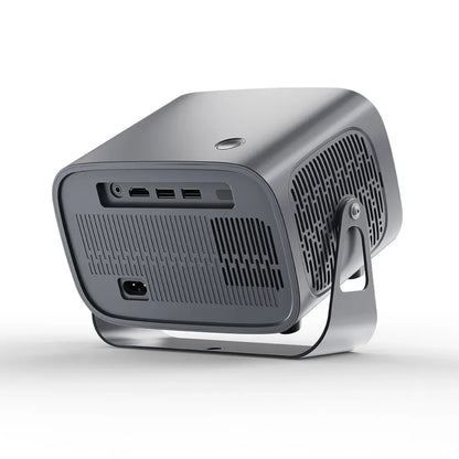 5G 4K Smart Projector Black with WiFi, Bluetooth, HDMI, USB for Home Theater