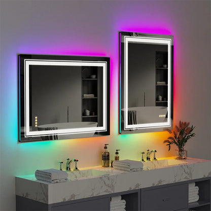 LED Bathroom Mirror 1200x800mm Anti-Fog Illuminated Frameless