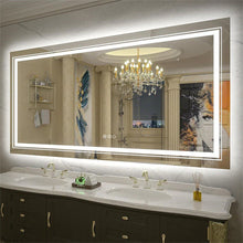 LED Bathroom Mirror 1400x700mm Anti-Fog Illuminated Aluminum Frame