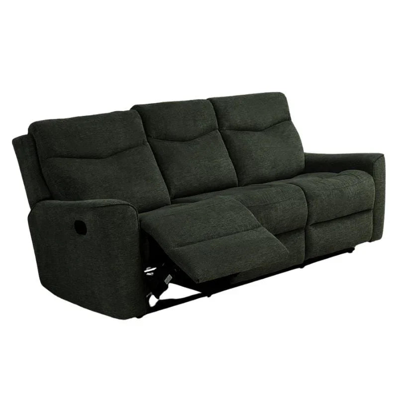 Fabric Motion Recliner Sofa Set Cosmic Dark Gray Manual 3+2 Seater - Stacks Warehouse