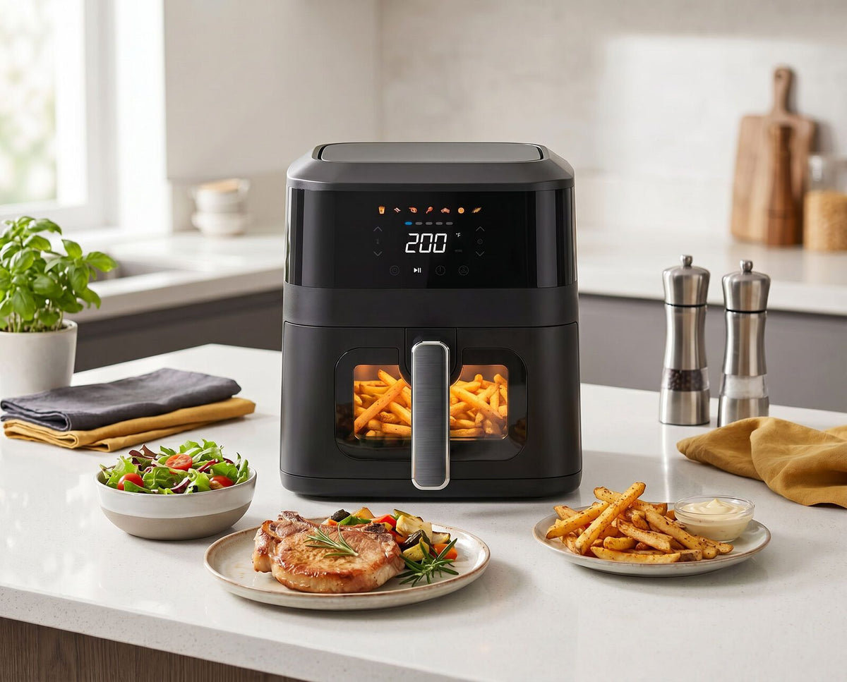 Healthy Choice 5L air fryer with 7 pre-set cooking programs