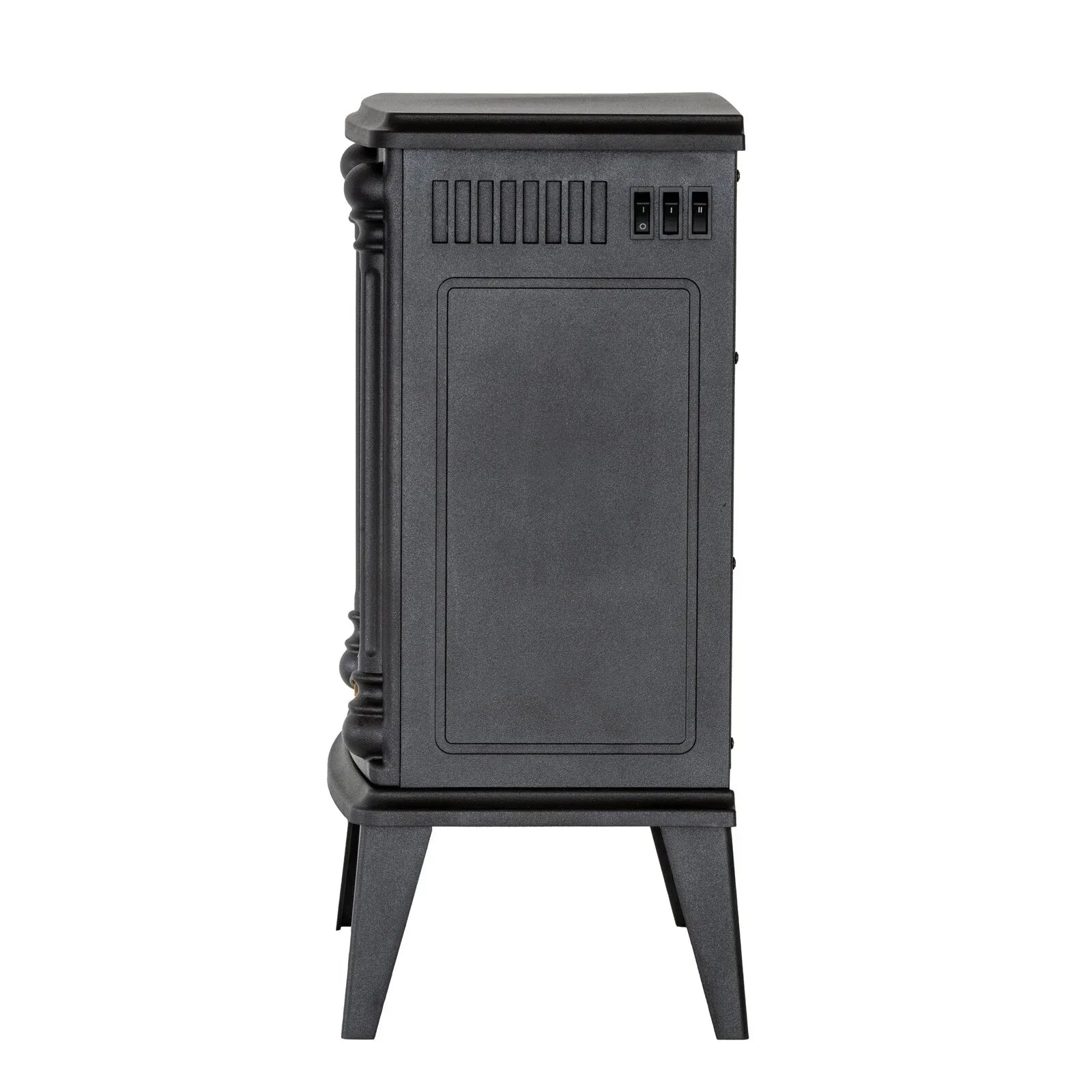 Electric Log Fireplace Heater with Overheat Protection - Stacks Warehouse
