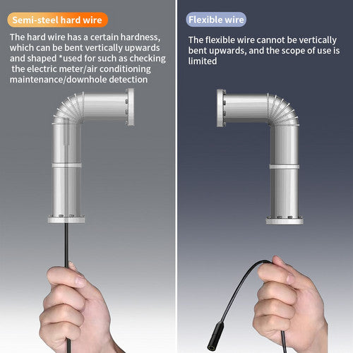 Semi-steel hard wire vs flexible wire for electric meter or AC maintenance tools