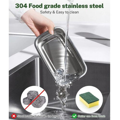 Portable 1L Cordless Electric Heated Lunch Box 16000mAh 60W 304 Stainless Steel Black&Green