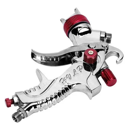 HVLP Spray Gun Kit Gravity Feed Air Paint Sprayer 3 Nozzles 1.4mm 1.7mm 2mm
