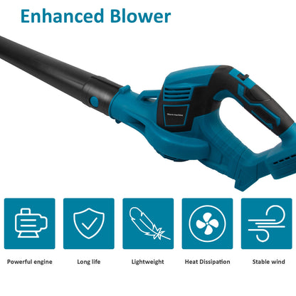 Cordless Garden Leaf Dust Blower Handheld With 2Battery & Charger 36V