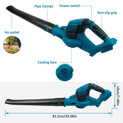 Cordless Garden Leaf Dust Blower Handheld With 2Battery & Charger 36V