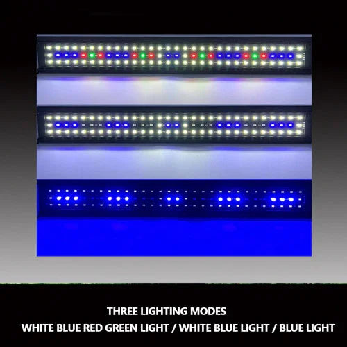 Aquarium LED Light 120cm 150W 244LED Marine Fish Tank Cool White Blue