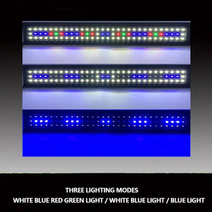 Aquarium LED Light 120cm 150W 244LED Marine Fish Tank Cool White Blue