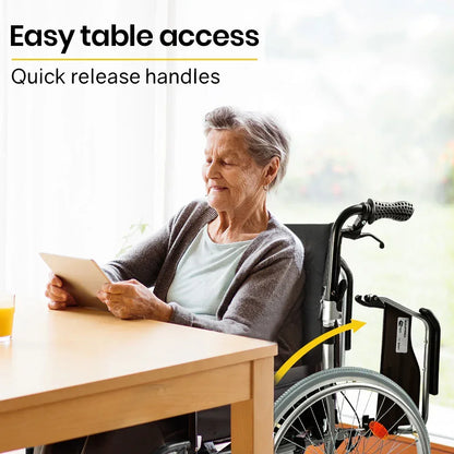 Wheelchair 24 Inch Portable Folding Alloy - 18kg