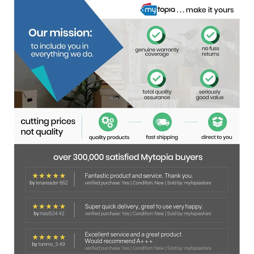 Mytopia mission: genuine warranty, fast shipping, quality products, and satisfied buyers