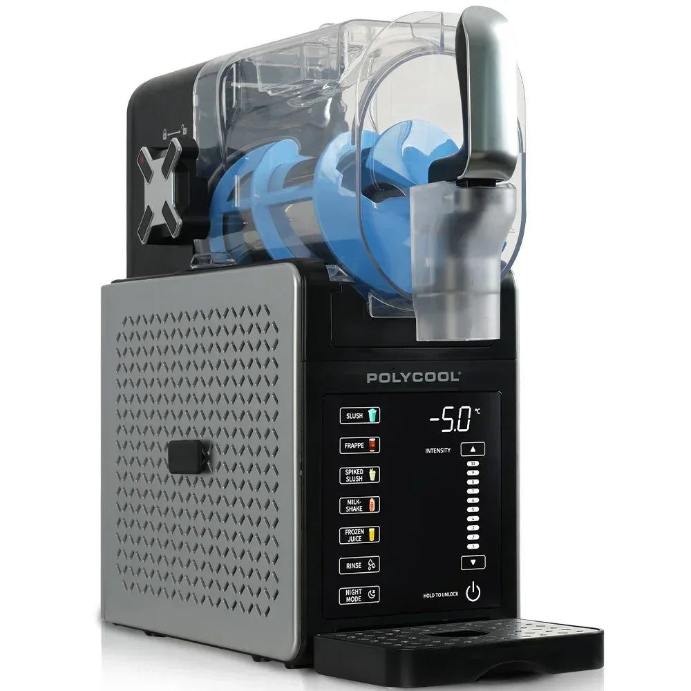 POLYCOOL 3L Slushie Frozen Drink Maker, Home Slush Machine, Fast Chilling, Easy Digital Controls - Stacks Warehouse