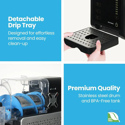 POLYCOOL 3L Slushie Frozen Drink Maker, Home Slush Machine, Fast Chilling, Easy Digital Controls - Stacks Warehouse
