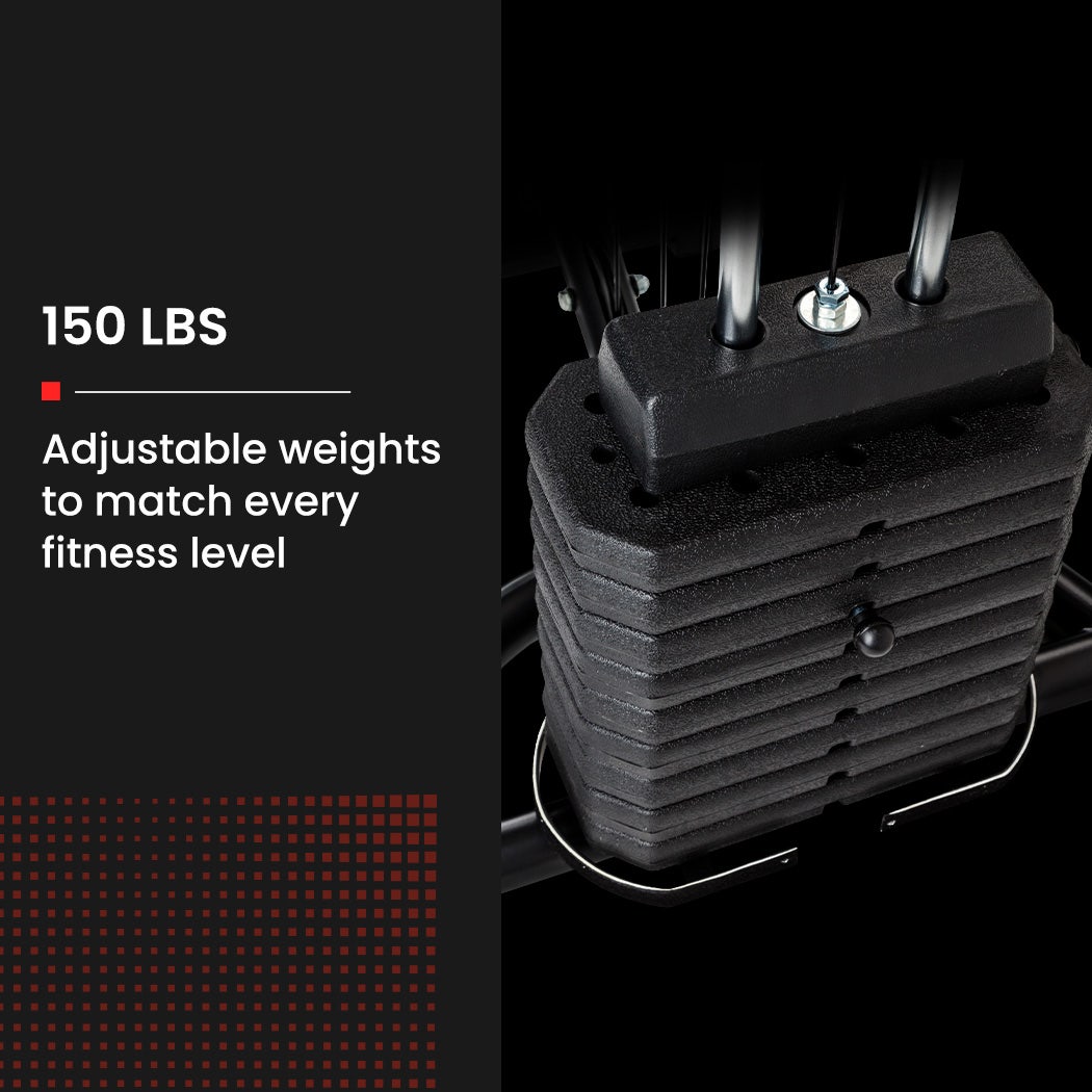 150 lbs adjustable weight stack for home gym fitness equipment