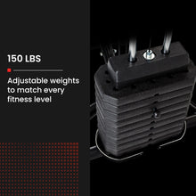 150 lbs adjustable weight stack for home gym fitness equipment