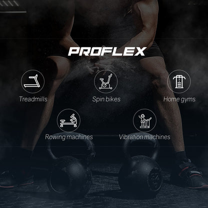 PROFLEX fitness equipment: treadmills, spin bikes, home gyms, rowing & vibration machines for workout