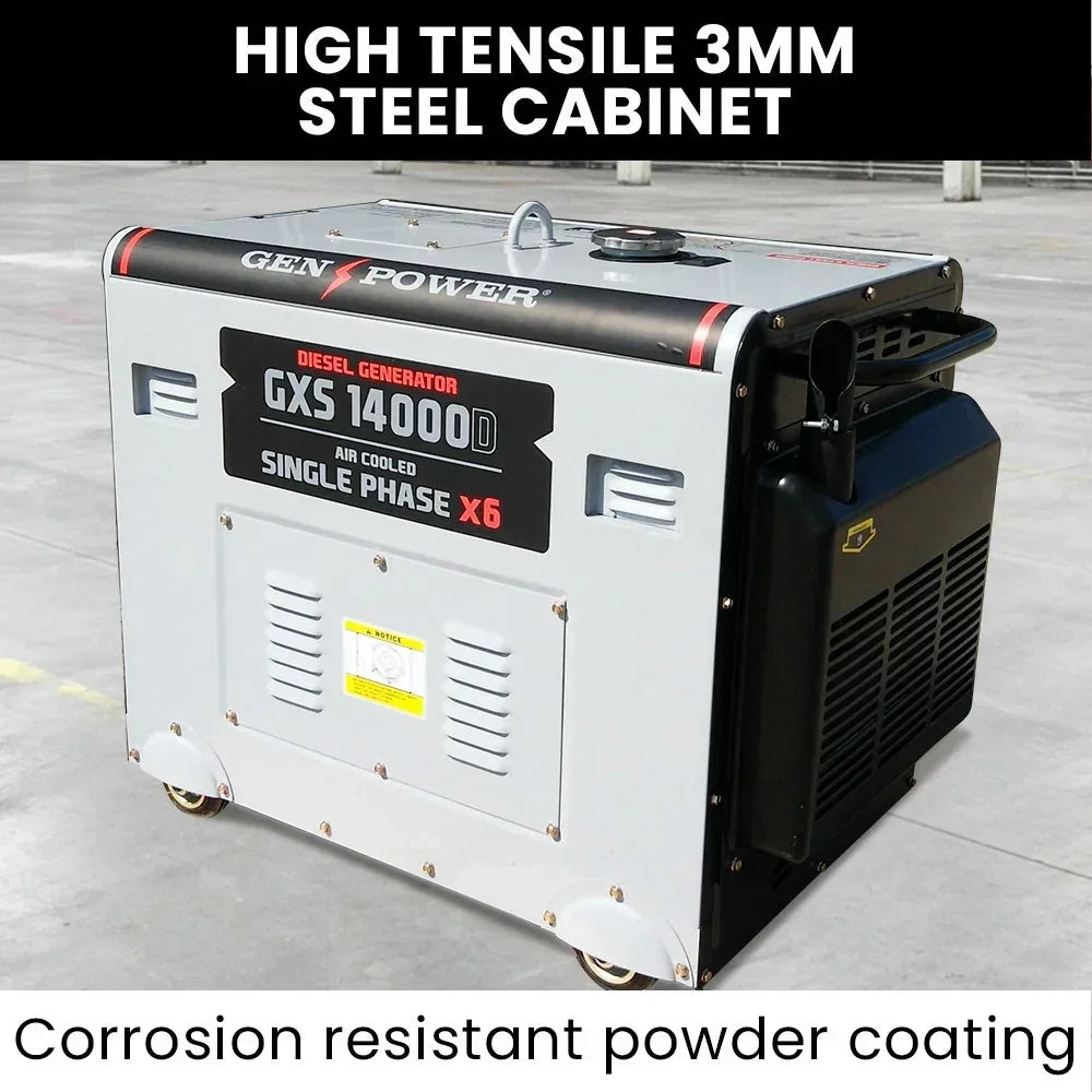 GENPOWER 8.4kW Commercial Diesel Generator - Electric Key Start