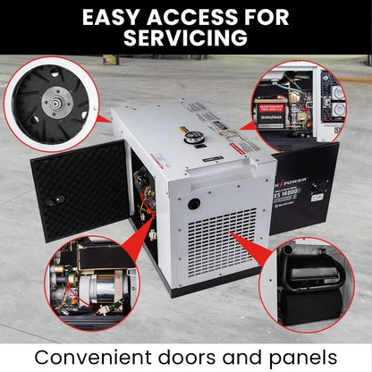 GENPOWER 8.4kW Commercial Diesel Generator - RCD Electric Key Start