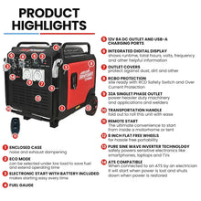 GENPOWER 8.5kW Inverter Generator - Remote Start ATS Compatible
