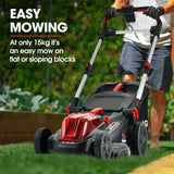 Baumr-AG 520CX 40V Cordless Lawn Mower Kit 17" with Charger
