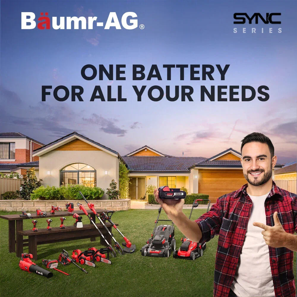 Baumr-AG 520CX 40V Cordless Lawn Mower Kit 17" with Charger