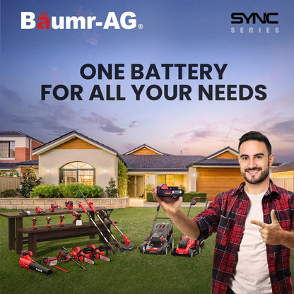 Baumr-AG 520CX 40V Cordless Lawn Mower Kit 17" with Charger