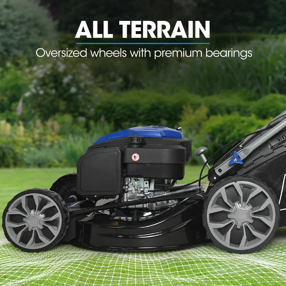 PowerBlade 20" Self-Propelled Petrol Lawn Mower 200cc