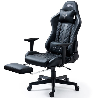 Overdrive Apex Series Gaming Chair with Footrest Black 180 Degree Recline