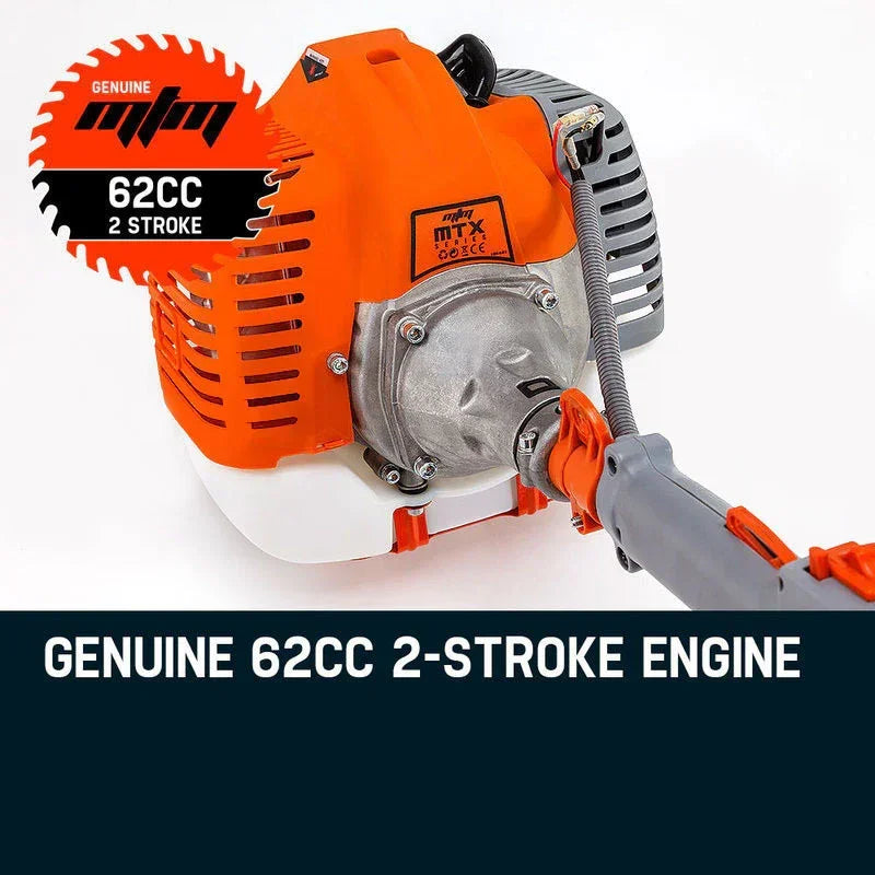 MTM 62CC Multi Tool - Pole Chainsaw, Hedge Trimmer, Brush Cutter & Whipper Snipper