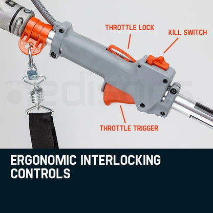 MTM 62CC Multi Tool - Pole Chainsaw, Hedge Trimmer, Brush Cutter & Whipper Snipper