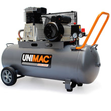 Unimac 100L Belt Drive Air Compressor - 2.6kW 116PSI