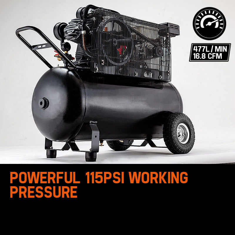 Unimac 8HP Petrol Air Compressor 120L - 115PSI - view 7