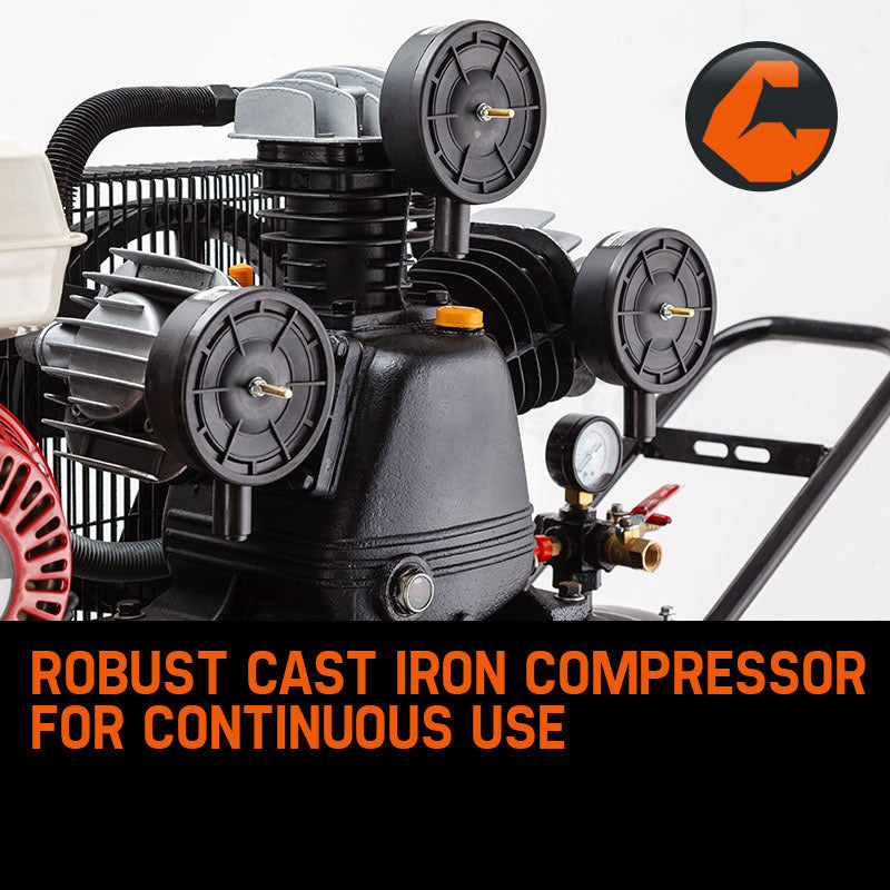 Unimac 8HP Petrol Air Compressor 120L - 115PSI - view 8