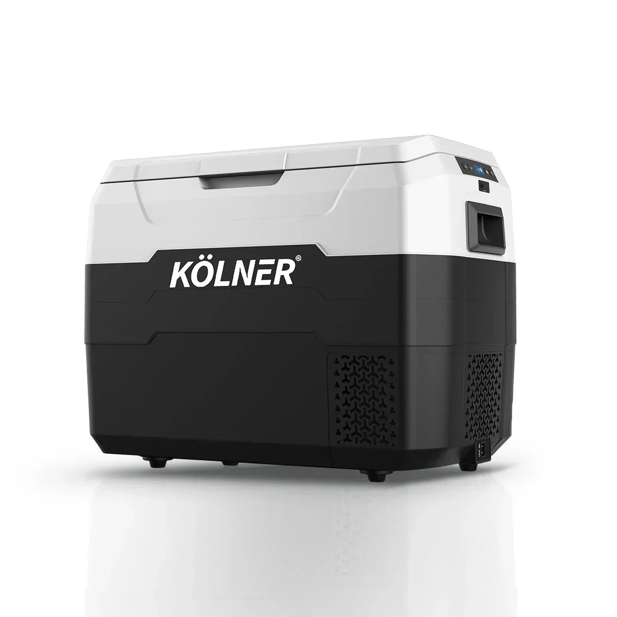 Kolner 40L Portable Fridge Freezer - 12V/24V/240V Camping Cooler Black