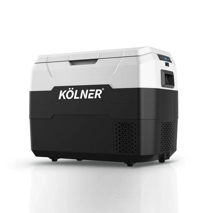 Kolner 40L Portable Fridge Freezer - 12V/24V/240V Camping Cooler Black