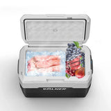Kolner 40L Portable Fridge Freezer - 12V/24V/240V Camping Cooler Black