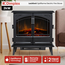 Dimplex Leckford 2kW Optiflame LED Log Effect