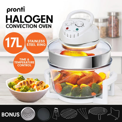 Pronti 17l Digital Turbo Convection Oven Electric Cooker Air Fryer 1400w Cook - Stacks Warehouse