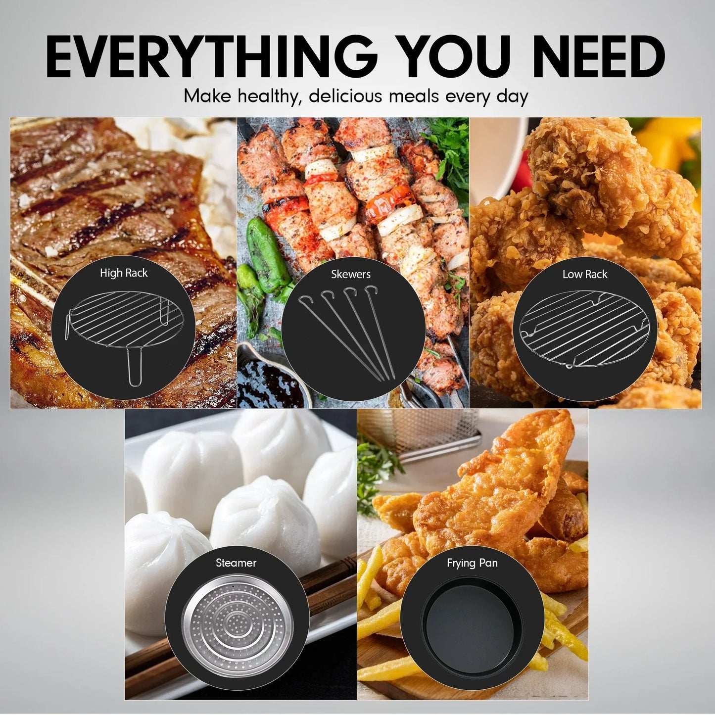 Pronti 17l Digital Turbo Convection Oven Electric Cooker Air Fryer 1400w Cook - Stacks Warehouse