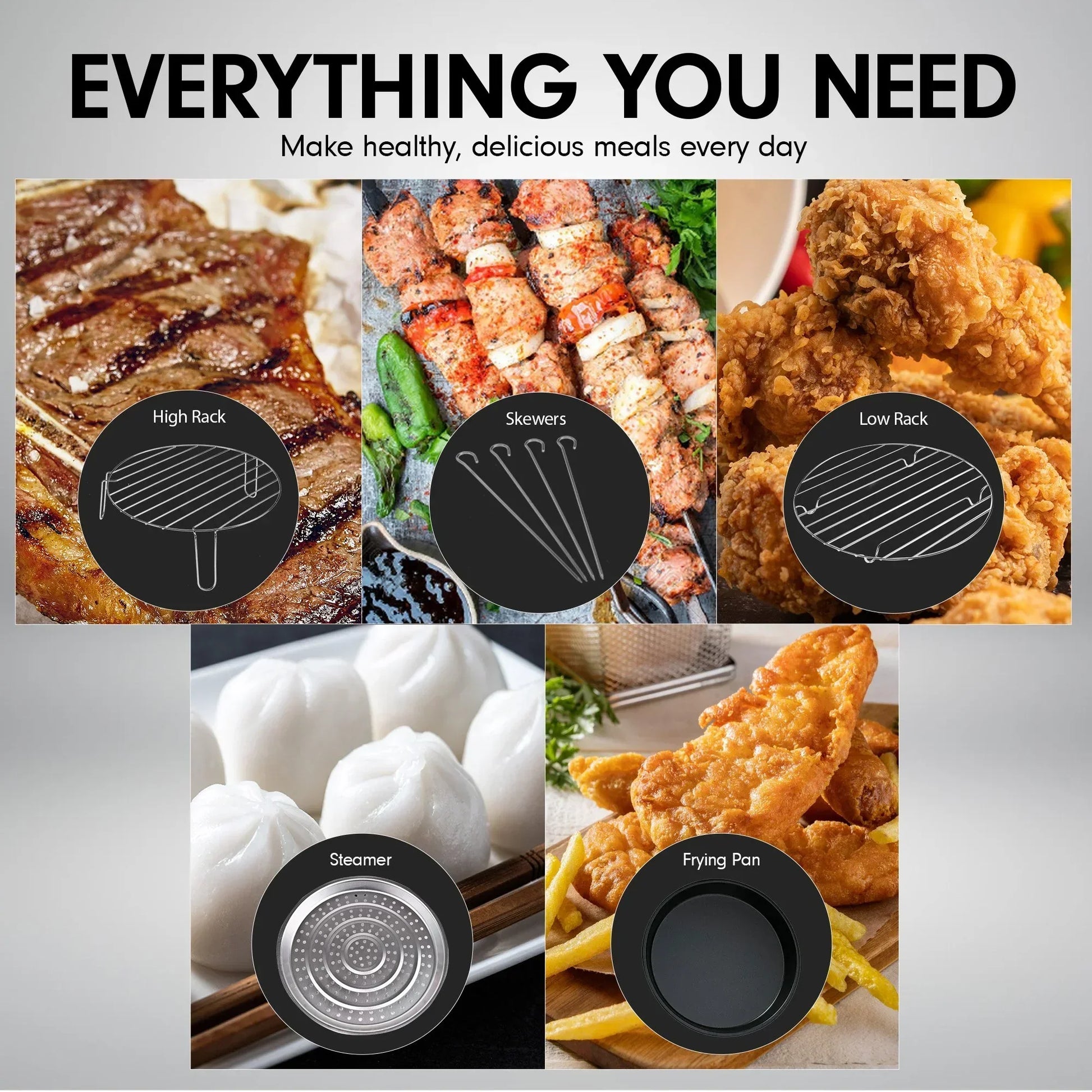 Pronti 17l Digital Turbo Convection Oven Electric Cooker Air Fryer 1400w Cook - Stacks Warehouse