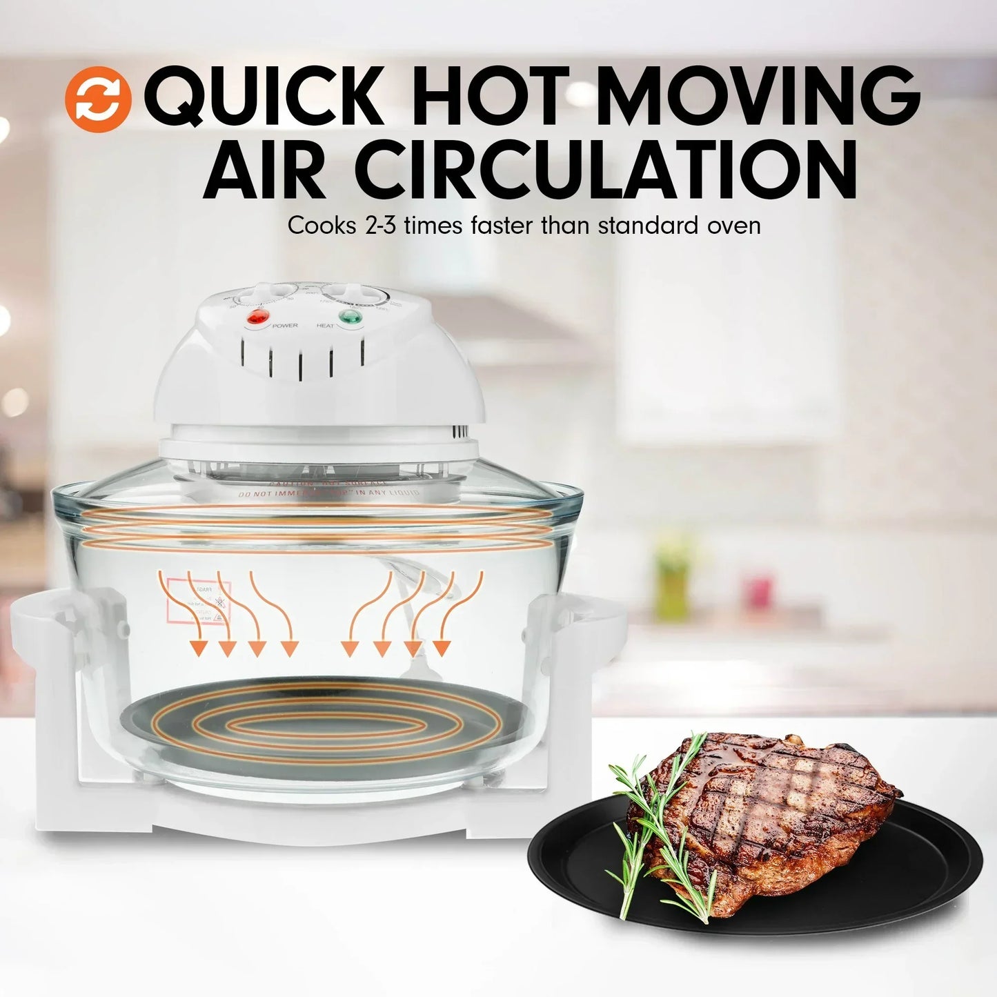 Pronti 17l Digital Turbo Convection Oven Electric Cooker Air Fryer 1400w Cook - Stacks Warehouse