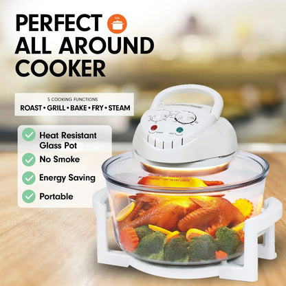 Pronti 17l Digital Turbo Convection Oven Electric Cooker Air Fryer 1400w Cook - Stacks Warehouse