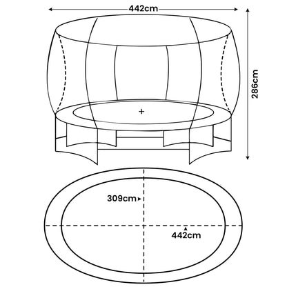 Christmas Special: Kahuna 10x15ft Trampoline + FREE Keezi Kids Ride On Digger