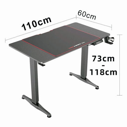 Gaming Standing Desk Home Office Lift Electric Height Adjustable Sit To Stand Motorized Standing Desk 1160 - Stacks Warehouse